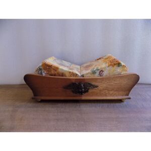 Vtg NOS 1970s Gift Set by Royal Terry of California Washcloths in Wooden Planter